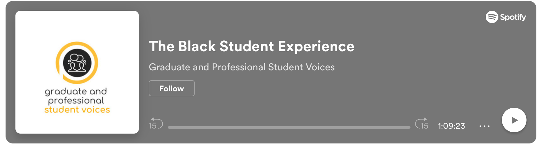 Preview of the GPSG Student Voices Podcast