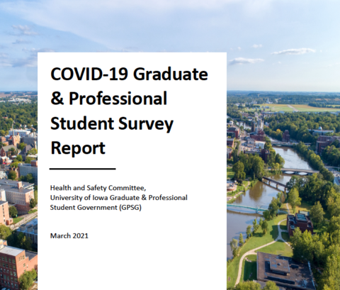 Cover for the GPSG Student Survey Report