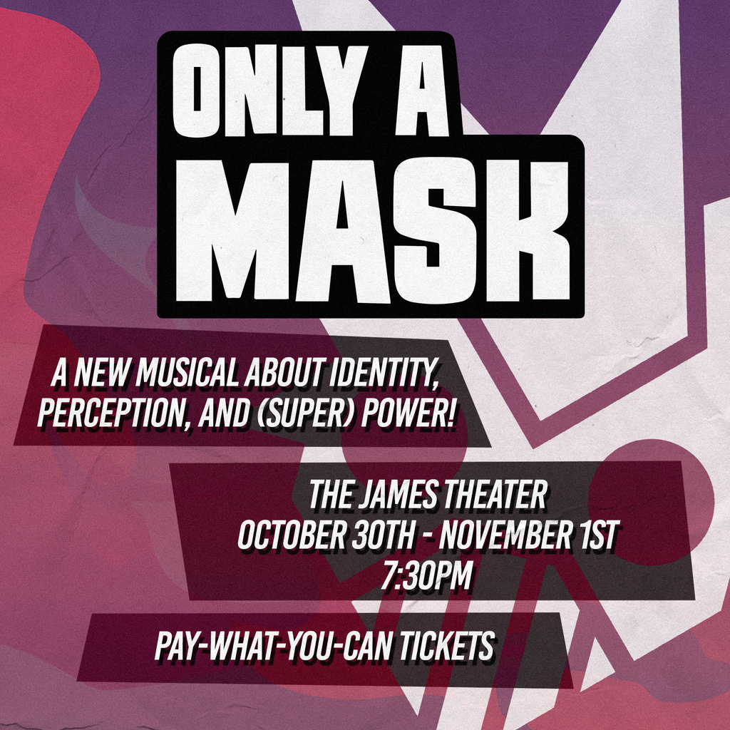 "Only a Mask" a new musical by Blake Cordell promotional image