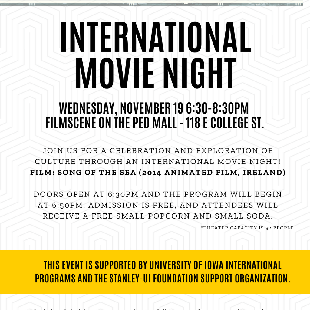 International Movie Night promotional image
