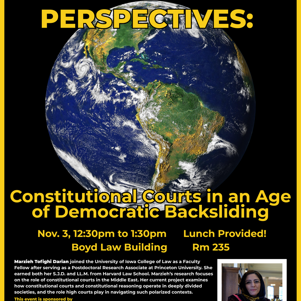 Global Perspectives: Constitutional Courts in an Age of Democratic Backsliding promotional image
