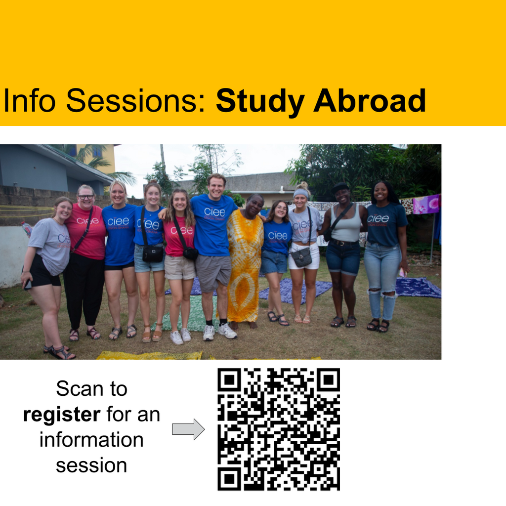 Study Abroad with the College of Education: Info Sessions promotional image