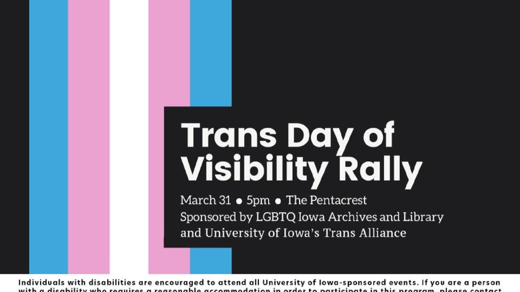 Trans Day of Visibility Flyer, continue reading for text version